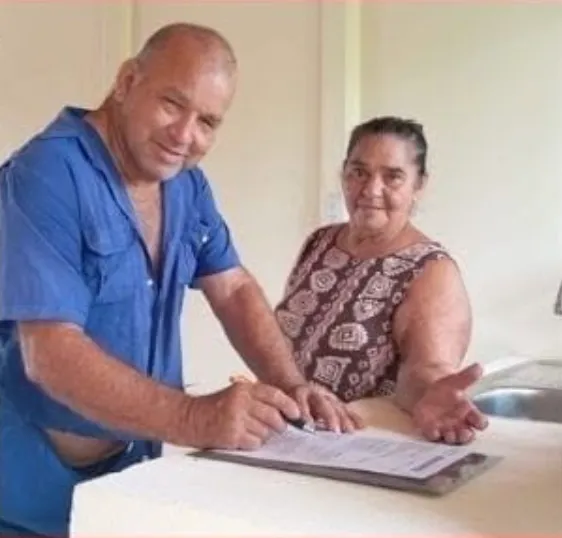 Carlos Salas y su esposa Marta